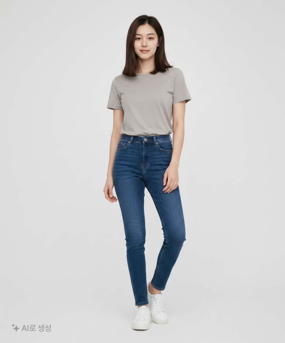 메종 마르지엘라(MAISON MARGIELA) 4 스티치 반소매 티셔츠 - 색슨 블루 / S50GC0690S24347507 S