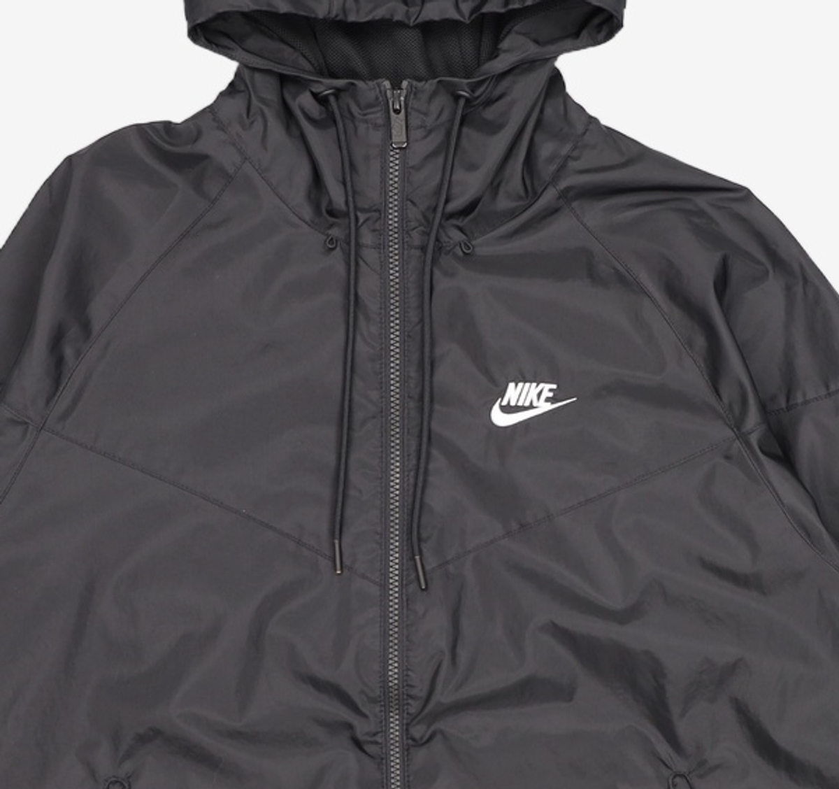 나이키(NIKE) 스포츠웨어 윈드러너 후드 재킷 M - 블랙:화이트 / DA0002-010 95