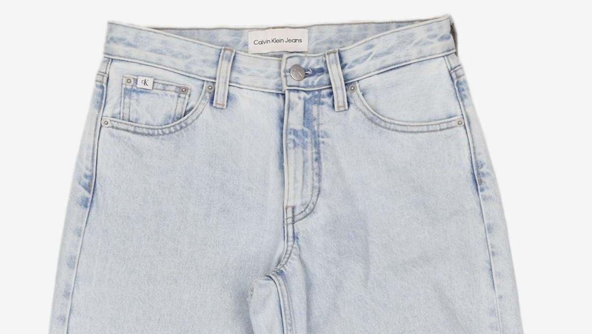 캘빈클라인 진(CALVIN KLEIN JEANS) 여 라이트블루 로우라이즈 배기핏 데님 J223381 1AA 25/30