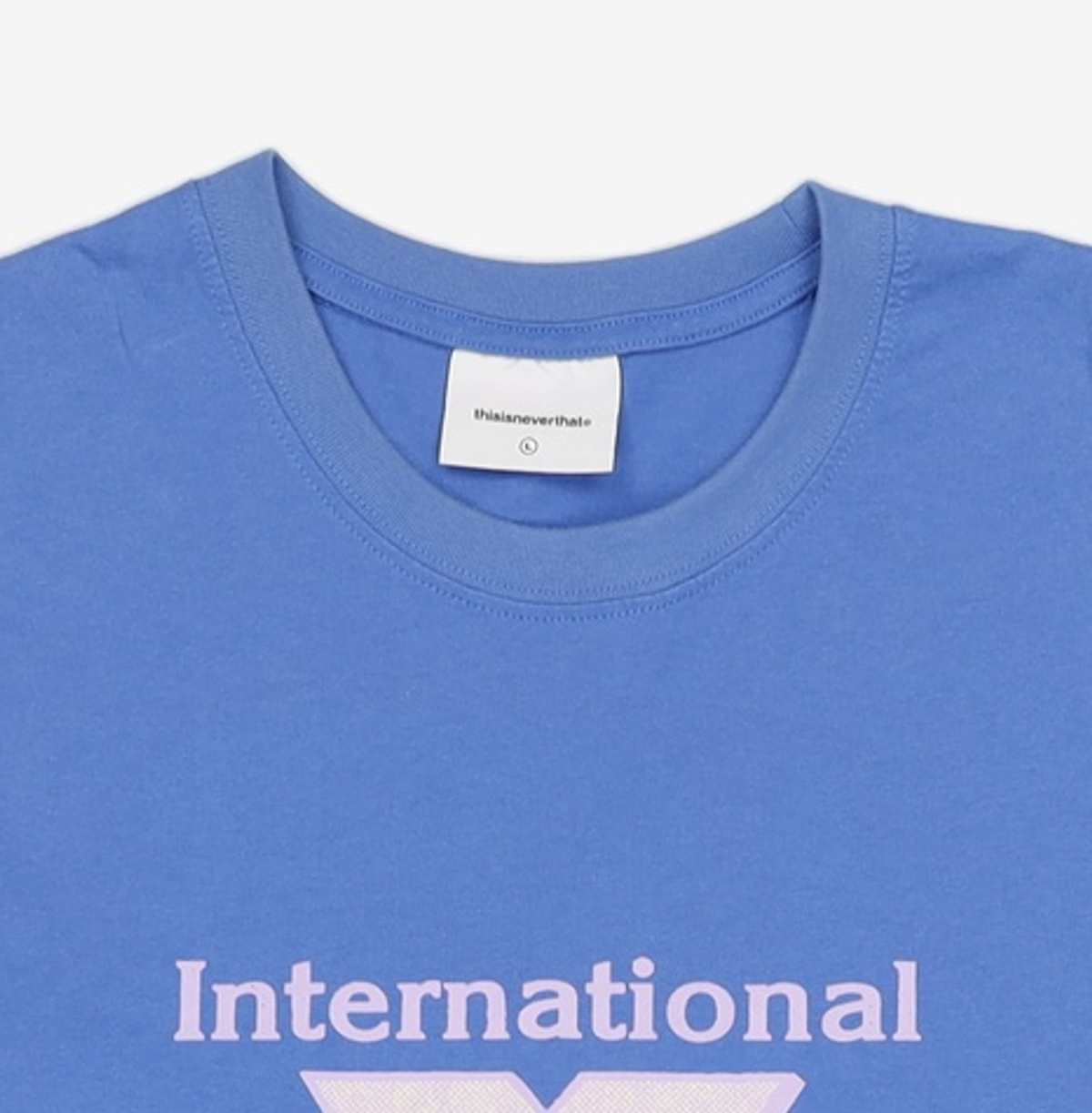 디스이즈네버댓(THISISNEVERTHAT) X-INTL.Tee Black L