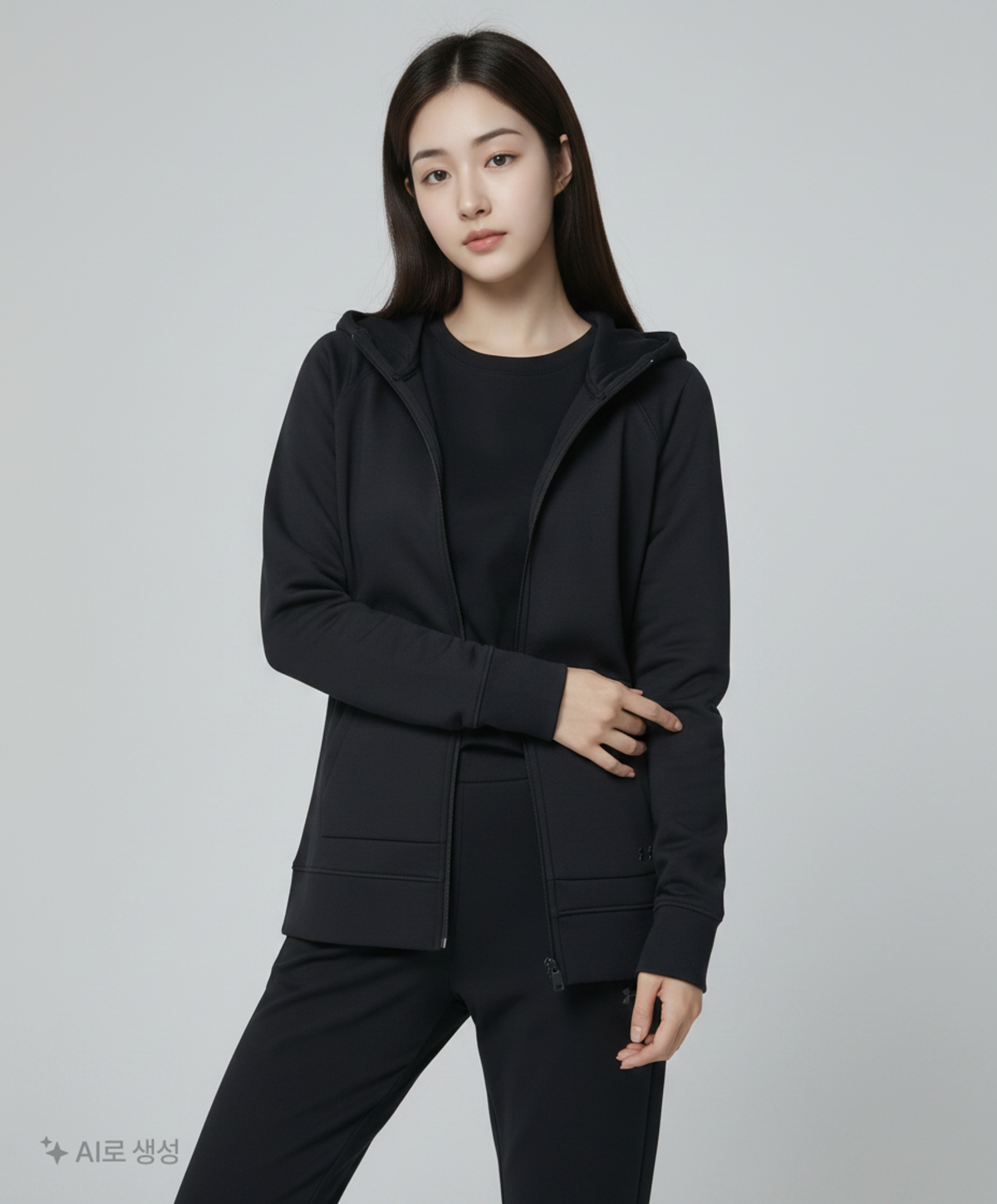 언더아머(UNDERARMOUR) 후드 집업 SM