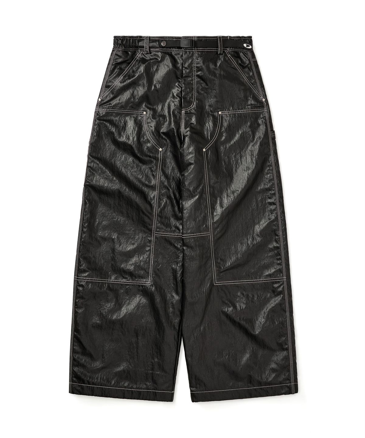디미토(DIMITO) COATED DOUBLE KNEE PANTS (WIDE FIT LV.2) BLACK