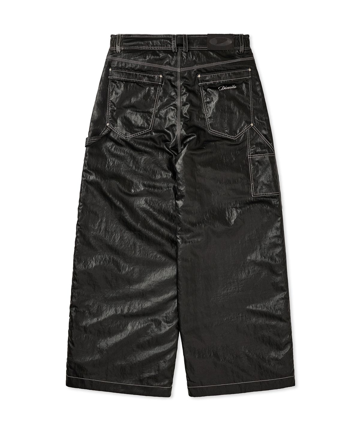 디미토(DIMITO) COATED DOUBLE KNEE PANTS (WIDE FIT LV.2) BLACK
