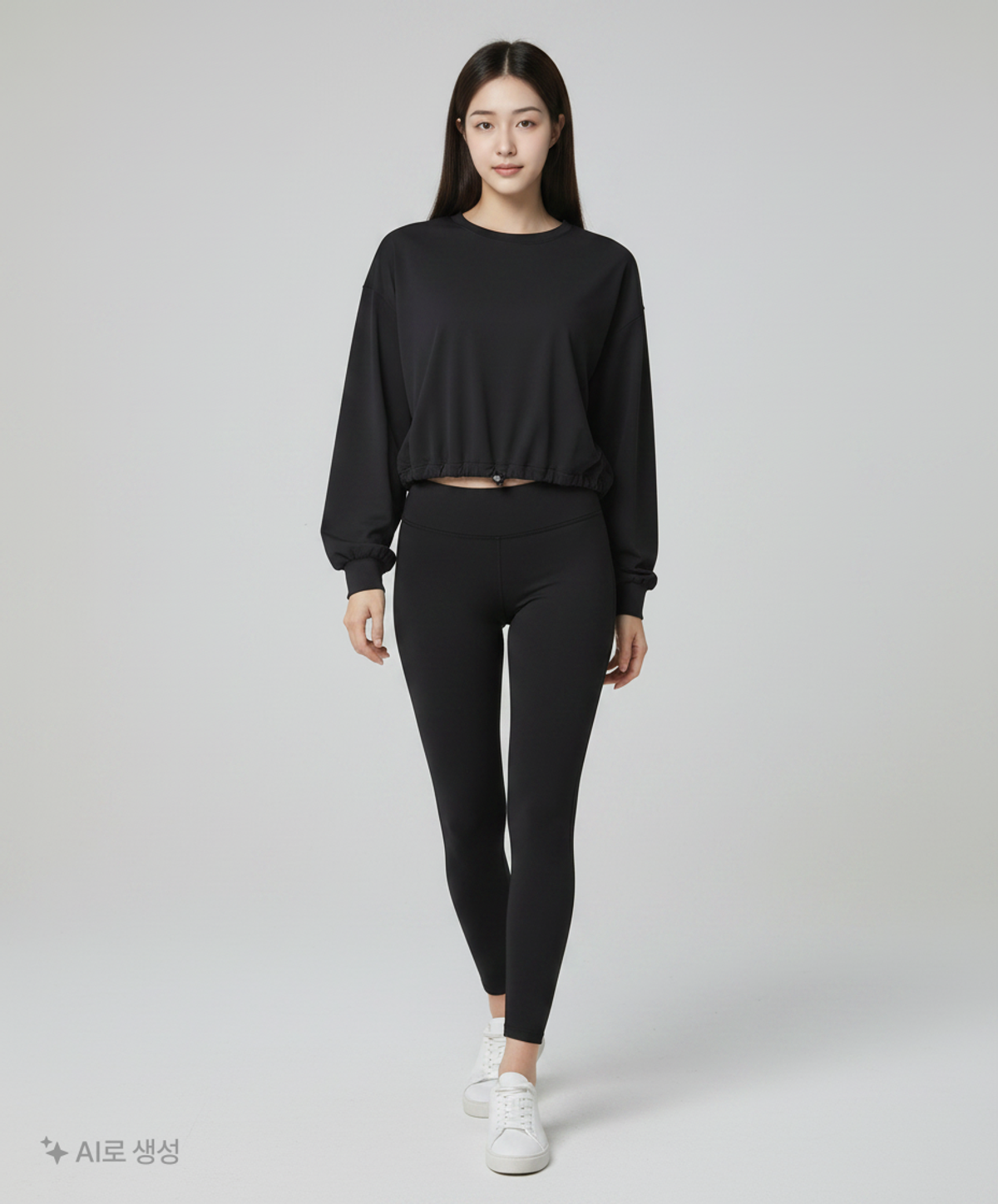 젝시믹스(XEXYMIX) 레터링 루즈핏 크롭 맨투맨 XTFMT50J3 S