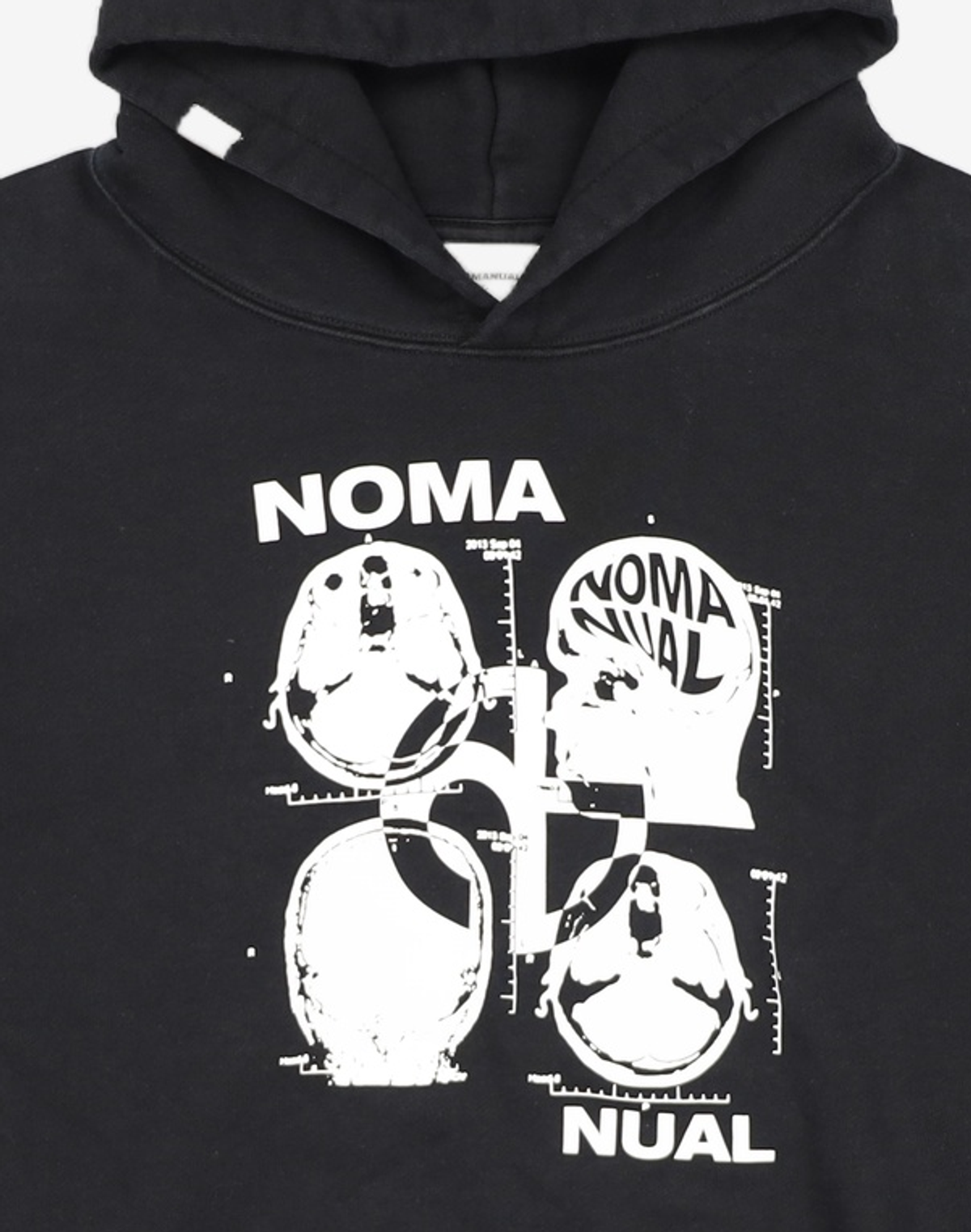 노매뉴얼(NOMANUAL) MRI HOODIE - BLACK XL