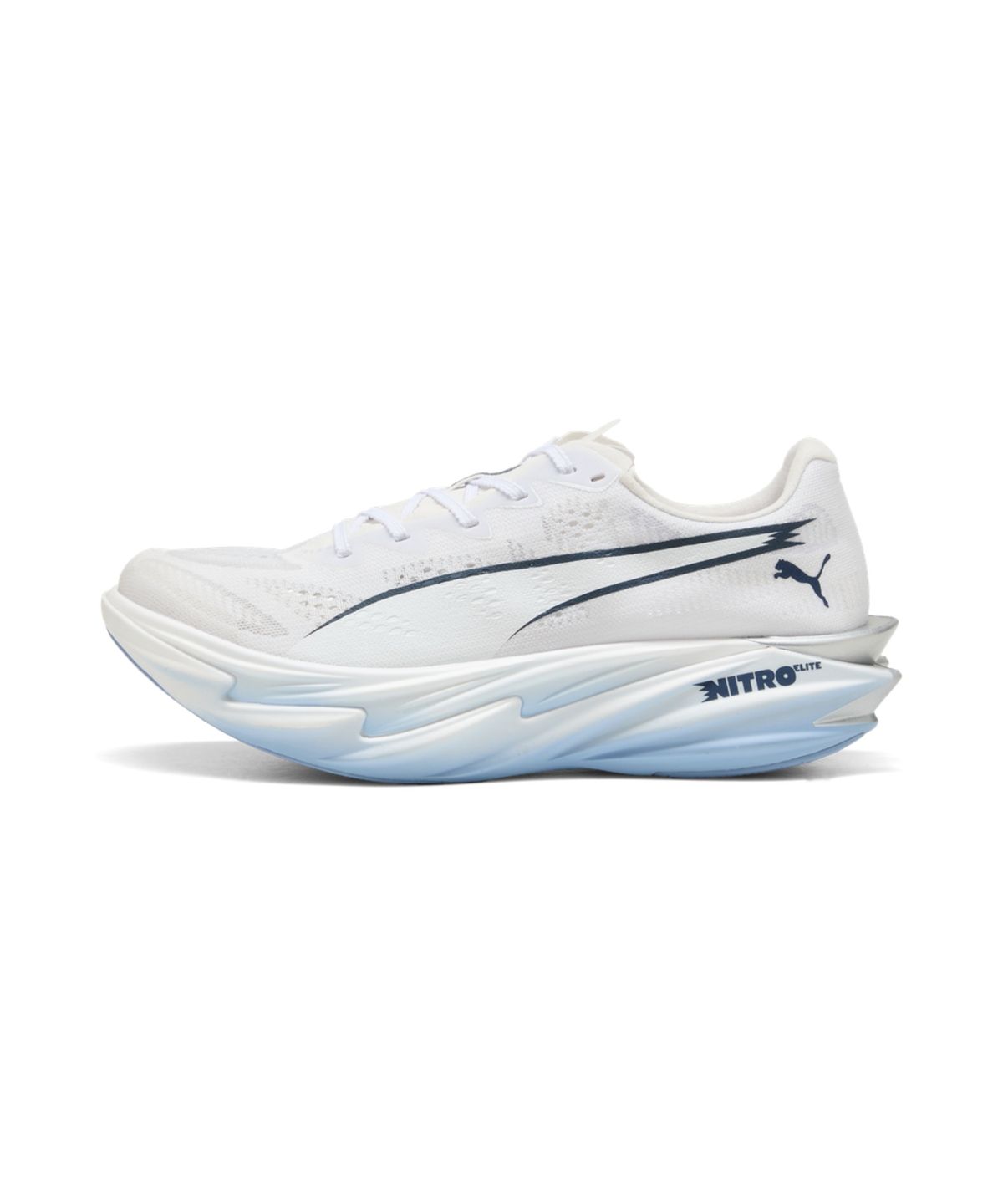 푸마(PUMA) 디비에이트 나이트로 엘리트 4 우먼스 - 푸마 화이트:샴브레이 블루:페르시안 블루 / 312128-09