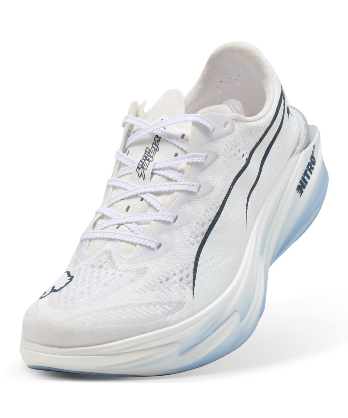 푸마(PUMA) 디비에이트 나이트로 엘리트 4 우먼스 - 푸마 화이트:샴브레이 블루:페르시안 블루 / 312128-09