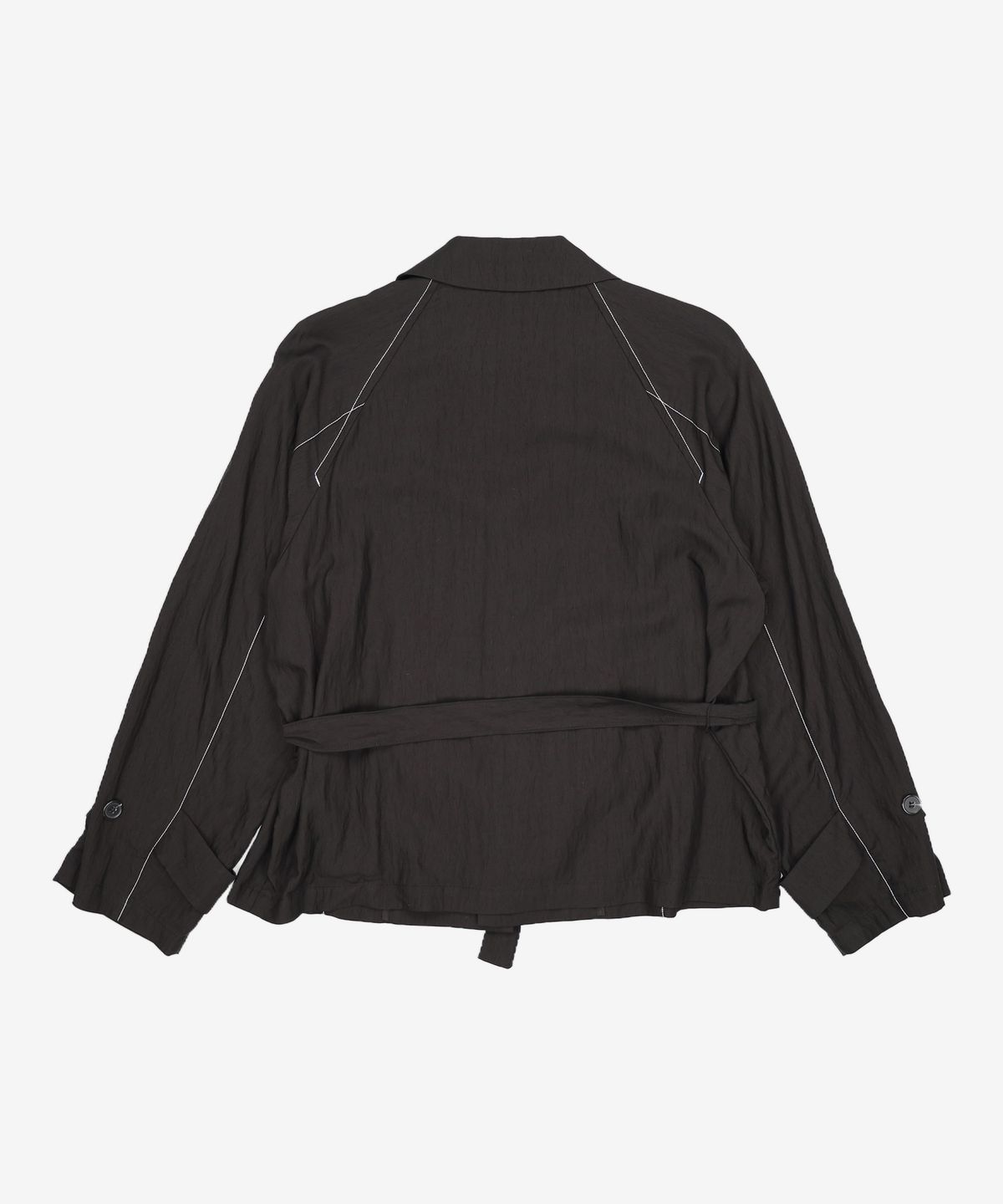 몽돌(MONGDOL) 스티치 벨트 크롭 자켓 레이온블랙 MDJK010RNBLACK S