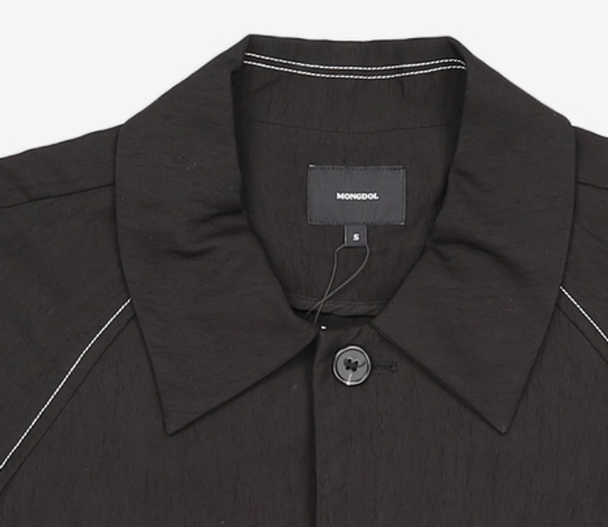 몽돌(MONGDOL) 스티치 벨트 크롭 자켓 레이온블랙 MDJK010RNBLACK S