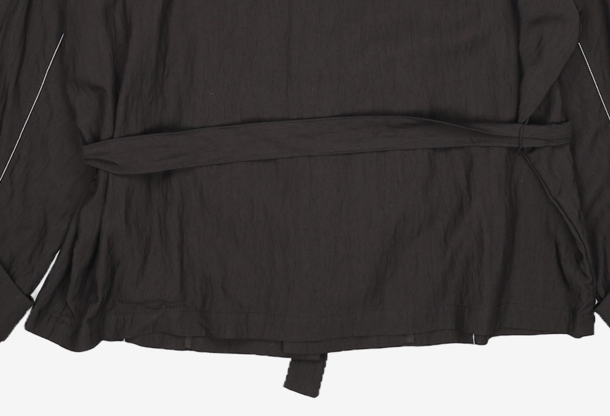 몽돌(MONGDOL) 스티치 벨트 크롭 자켓 레이온블랙 MDJK010RNBLACK S
