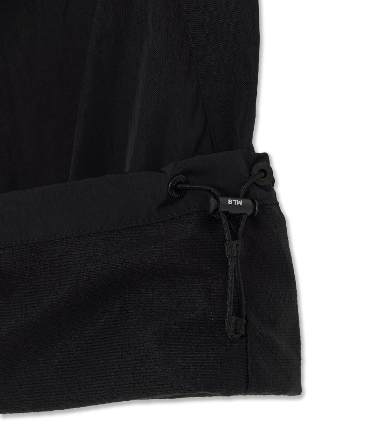 엠엘비 키즈(MLB KIDS) 스트릿 걸즈 와이드 리본포켓 기모트리코트 우븐팬츠 NY (Black)