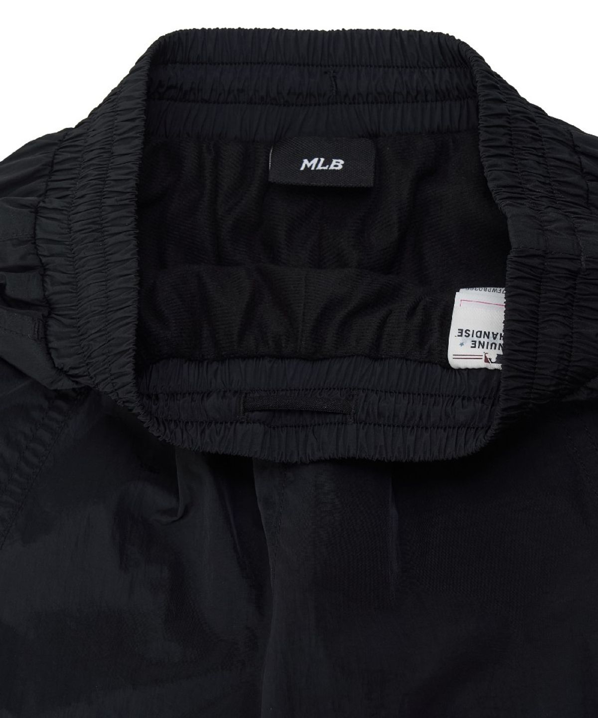 엠엘비 키즈(MLB KIDS) 스트릿 걸즈 와이드 리본포켓 기모트리코트 우븐팬츠 NY (Black)