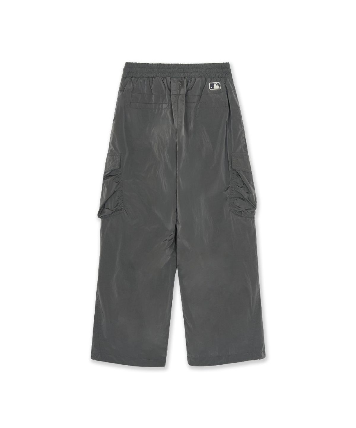 엠엘비 키즈(MLB KIDS) 스트릿 걸즈 와이드 리본포켓 기모트리코트 우븐팬츠 BOS (Charcoal Grey)