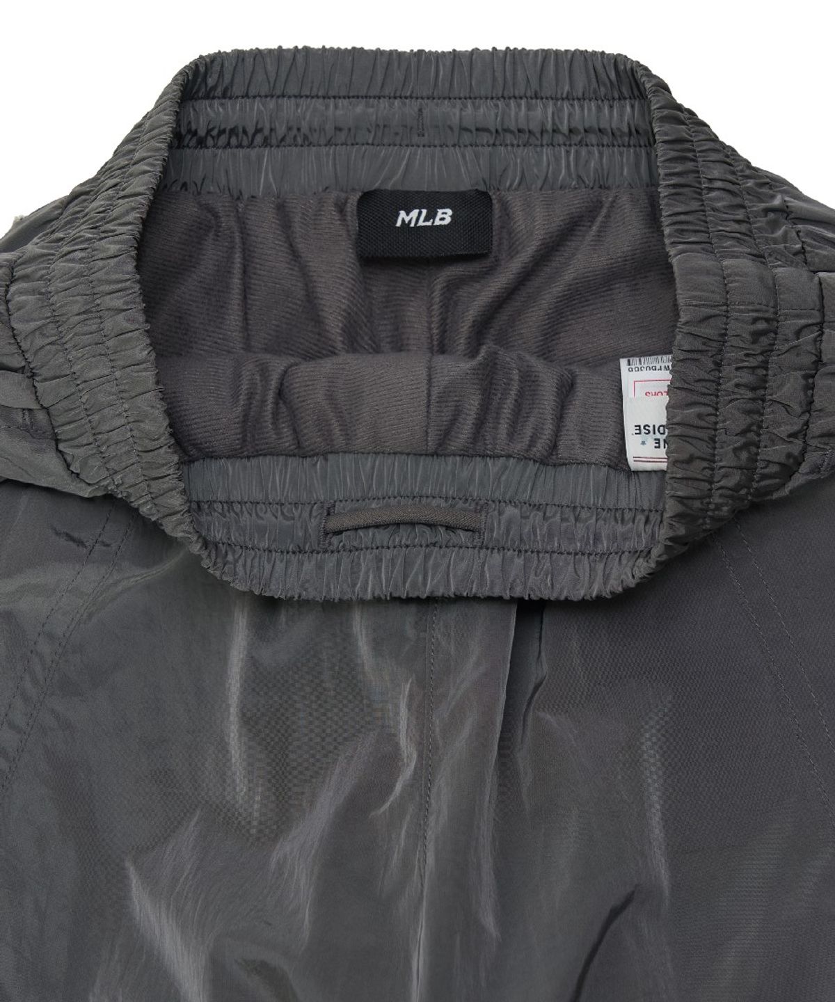 엠엘비 키즈(MLB KIDS) 스트릿 걸즈 와이드 리본포켓 기모트리코트 우븐팬츠 BOS (Charcoal Grey)