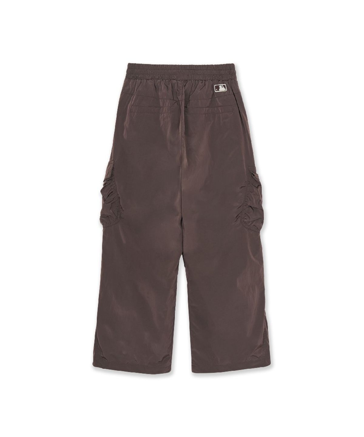 엠엘비 키즈(MLB KIDS) 스트릿 걸즈 와이드 리본포켓 기모트리코트 우븐팬츠 LA (Mg.Brown)