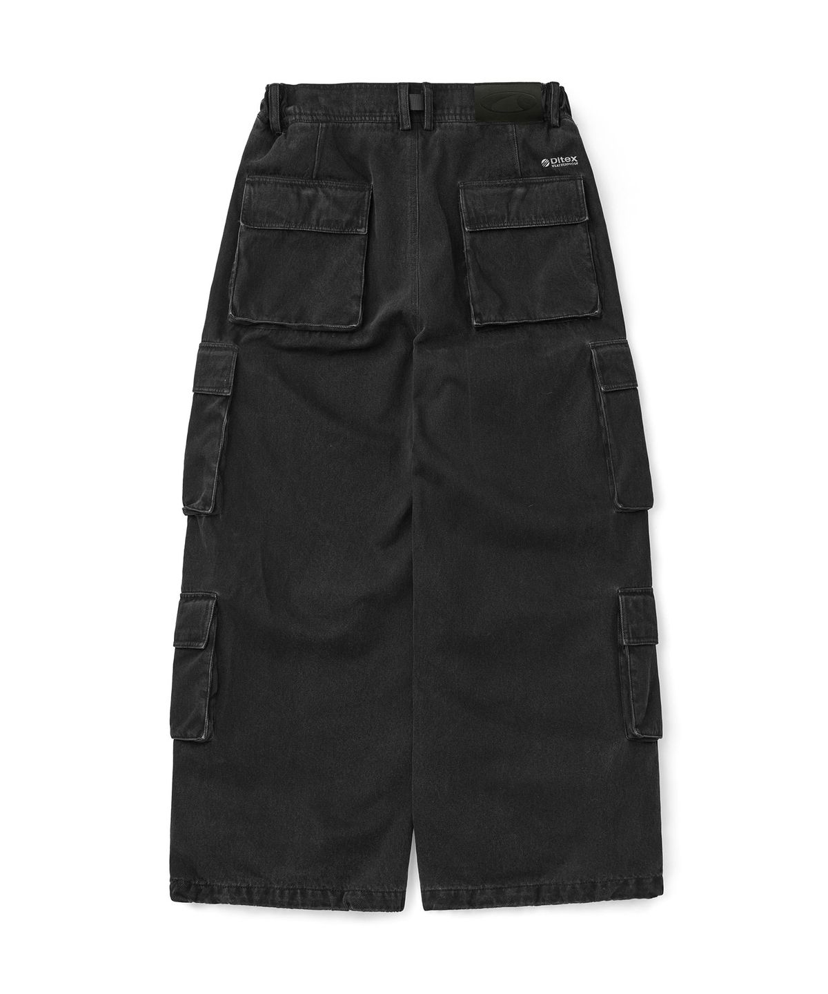 디미토(DIMITO) DENIM MULTI CARGO PANTS (WIDE FIT LV.2) DW BLACK