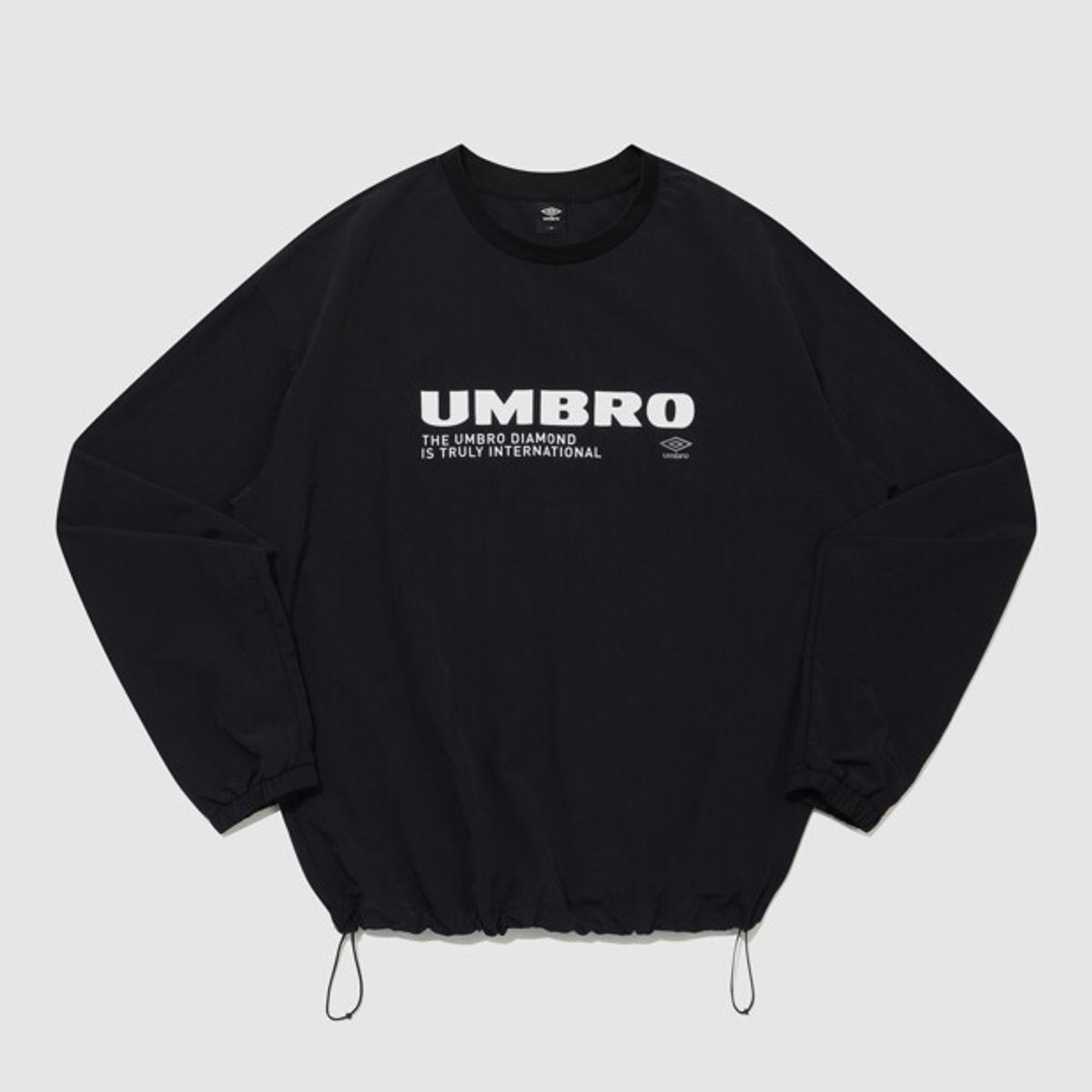엄브로(UMBRO) 클래식 긴팔 피스테 블랙 UR321CWT93