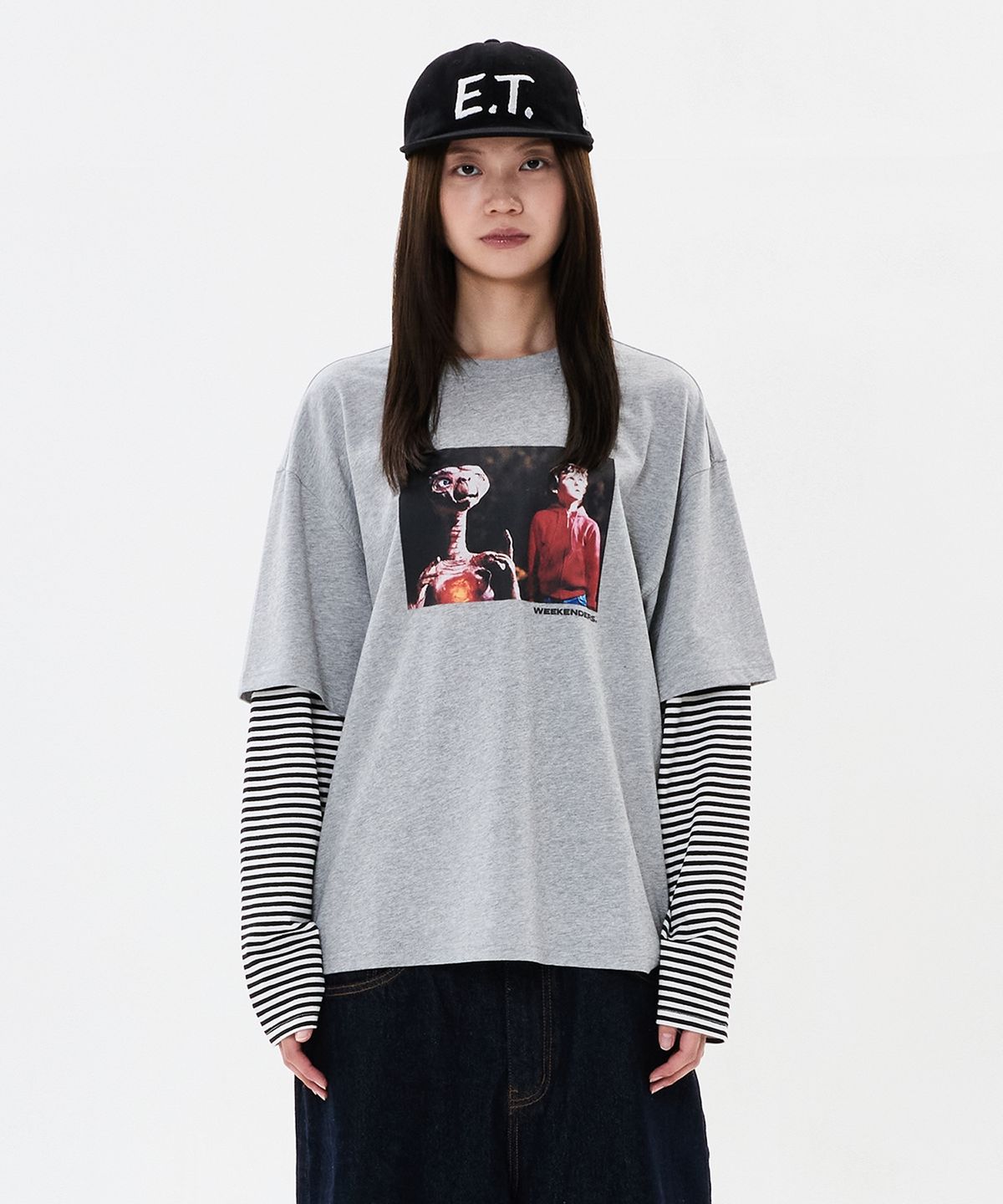 위캔더스(WKNDRS) WKNDRS x E.T. CAP (BLACK)