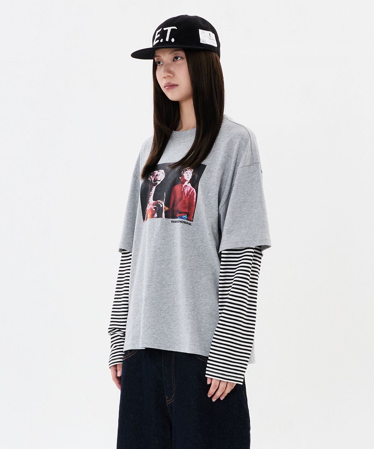 위캔더스(WKNDRS) WKNDRS x E.T. CAP (BLACK)
