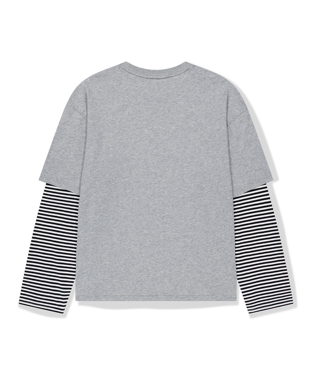 위캔더스(WKNDRS) WKNDRS x E.T. LAYERED T-SHIRT (M.GREY)