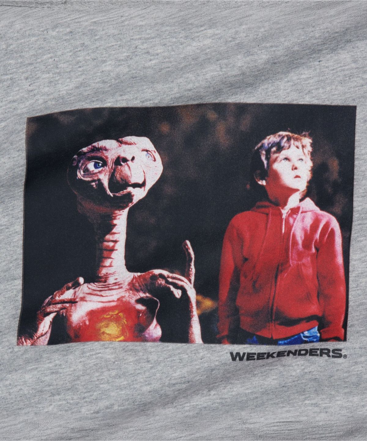위캔더스(WKNDRS) WKNDRS x E.T. LAYERED T-SHIRT (M.GREY)