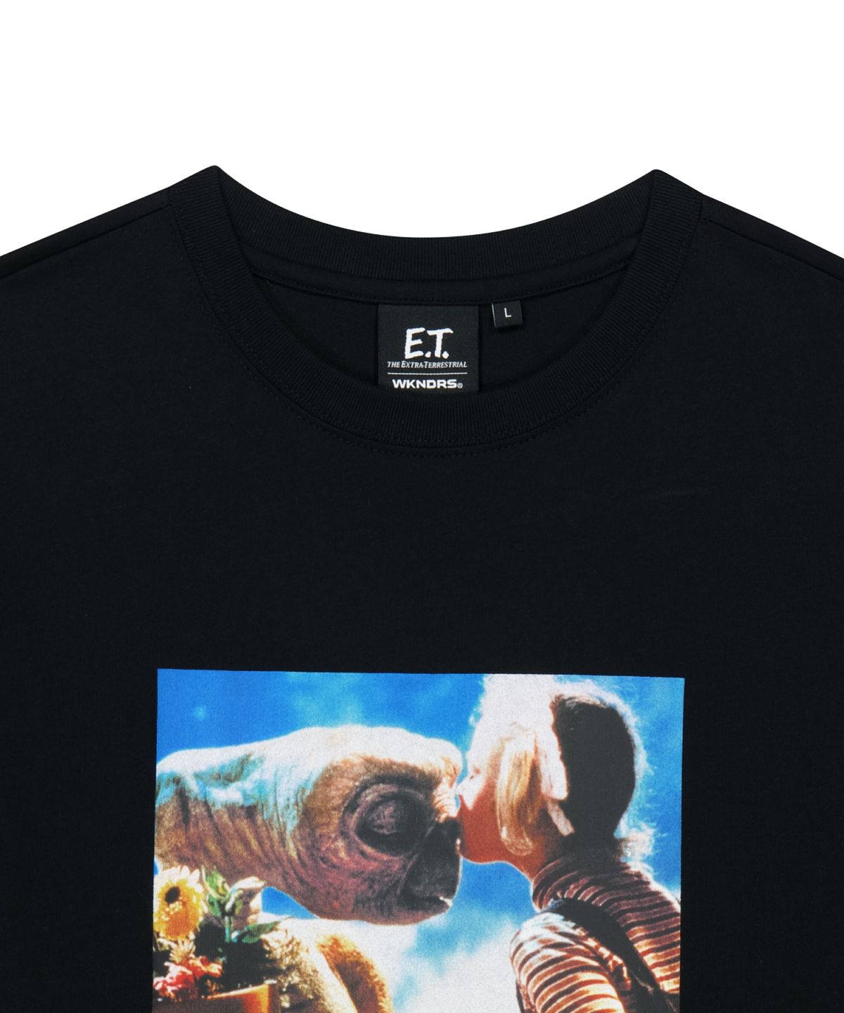 위캔더스(WKNDRS) WKNDRS x E.T. LAYERED T-SHIRT (BLACK)
