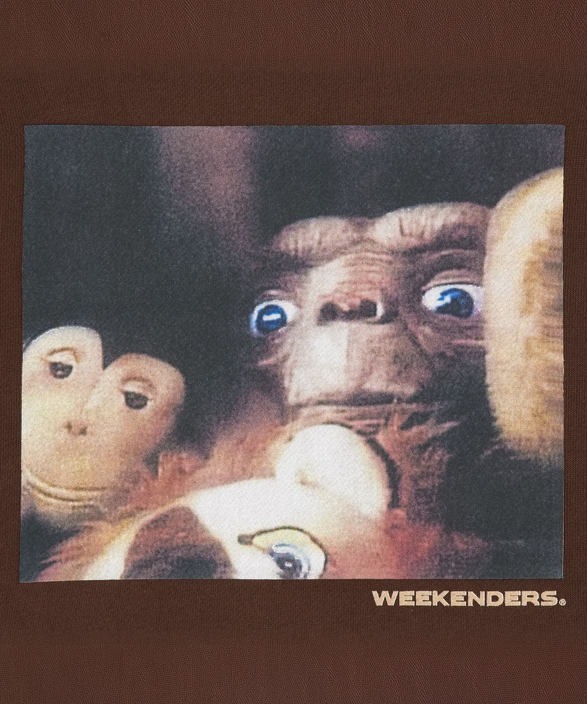 위캔더스(WKNDRS) WKNDRS x E.T. HOODIE (BROWN)