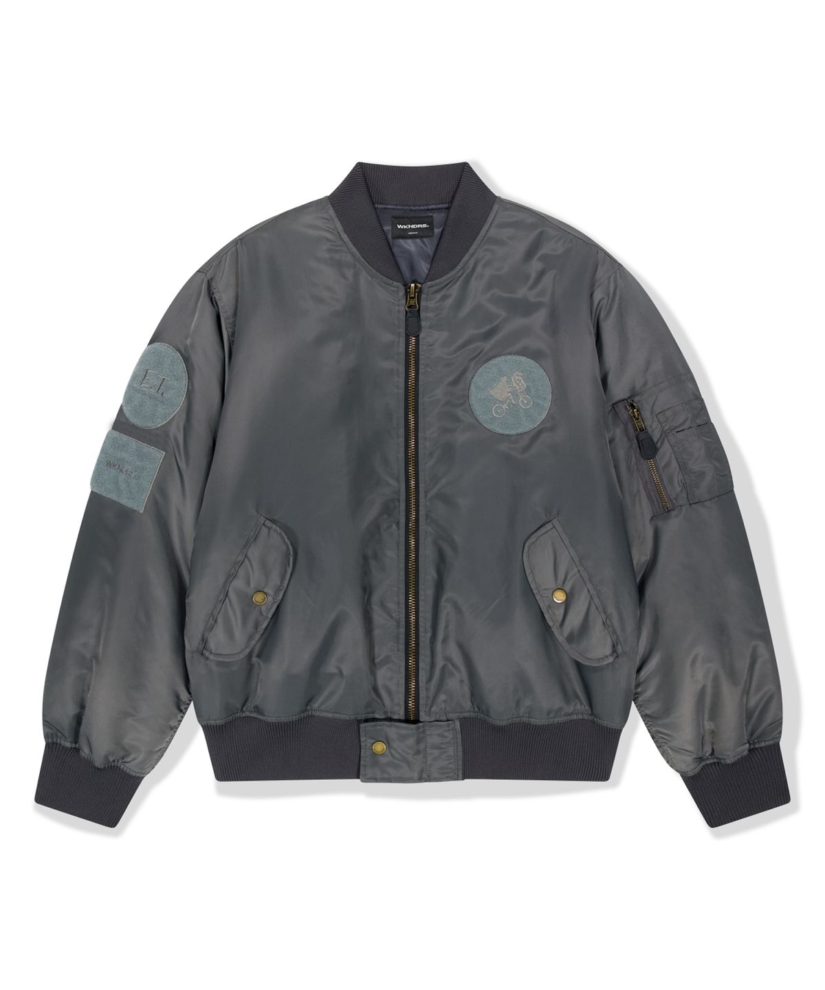 위캔더스(WKNDRS) WKNDRS x E.T. OG MA-1 JACKET (GUNMETAL)