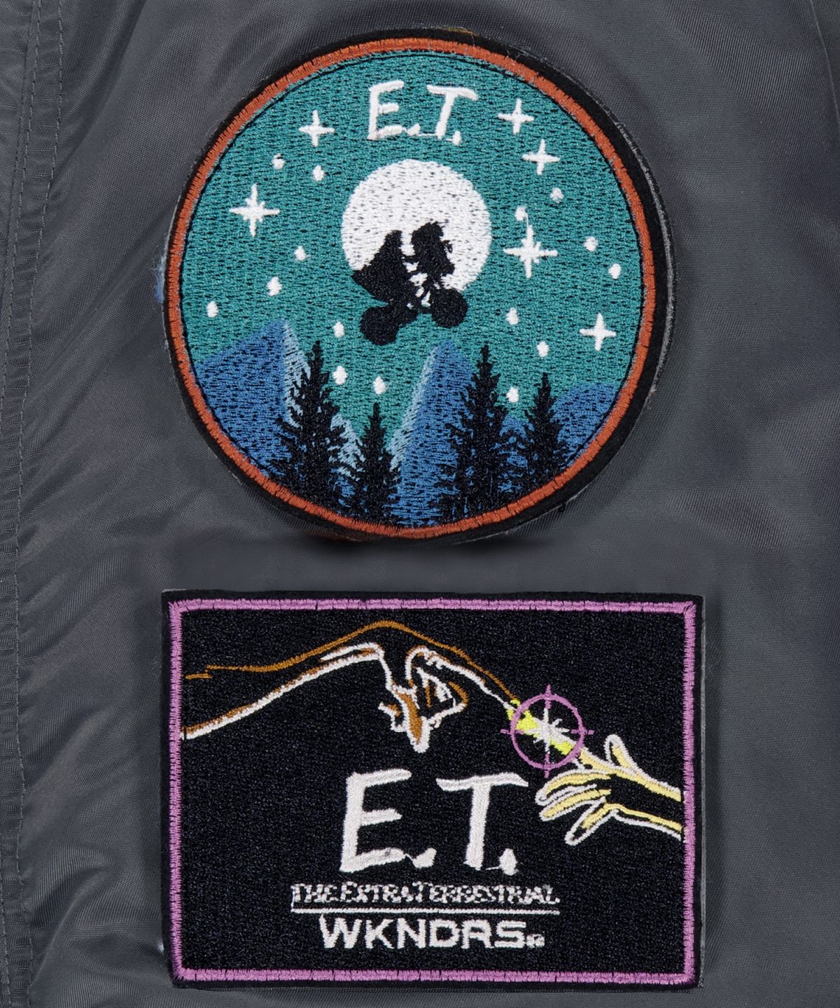 위캔더스(WKNDRS) WKNDRS x E.T. OG MA-1 JACKET (GUNMETAL)