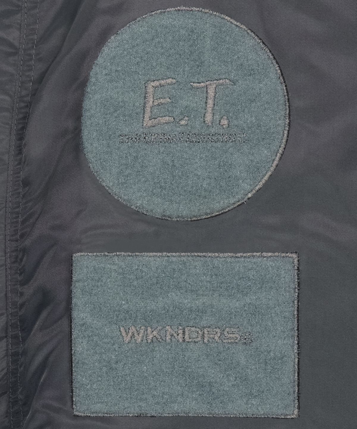 위캔더스(WKNDRS) WKNDRS x E.T. OG MA-1 JACKET (GUNMETAL)