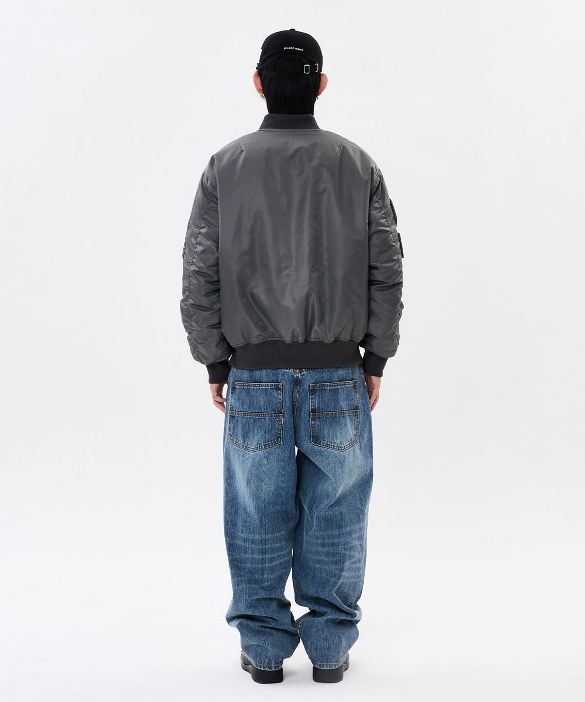 위캔더스(WKNDRS) WKNDRS x E.T. OG MA-1 JACKET (GUNMETAL)