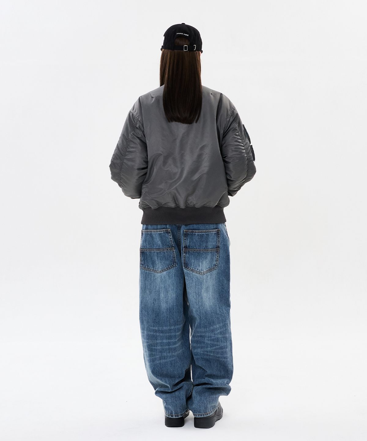 위캔더스(WKNDRS) WKNDRS x E.T. OG MA-1 JACKET (GUNMETAL)