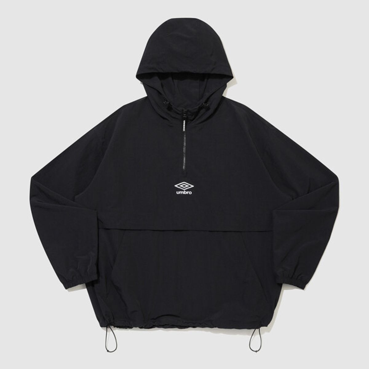 엄브로(UMBRO) 클래식 후드형 아노락 블랙 UR321CWT94