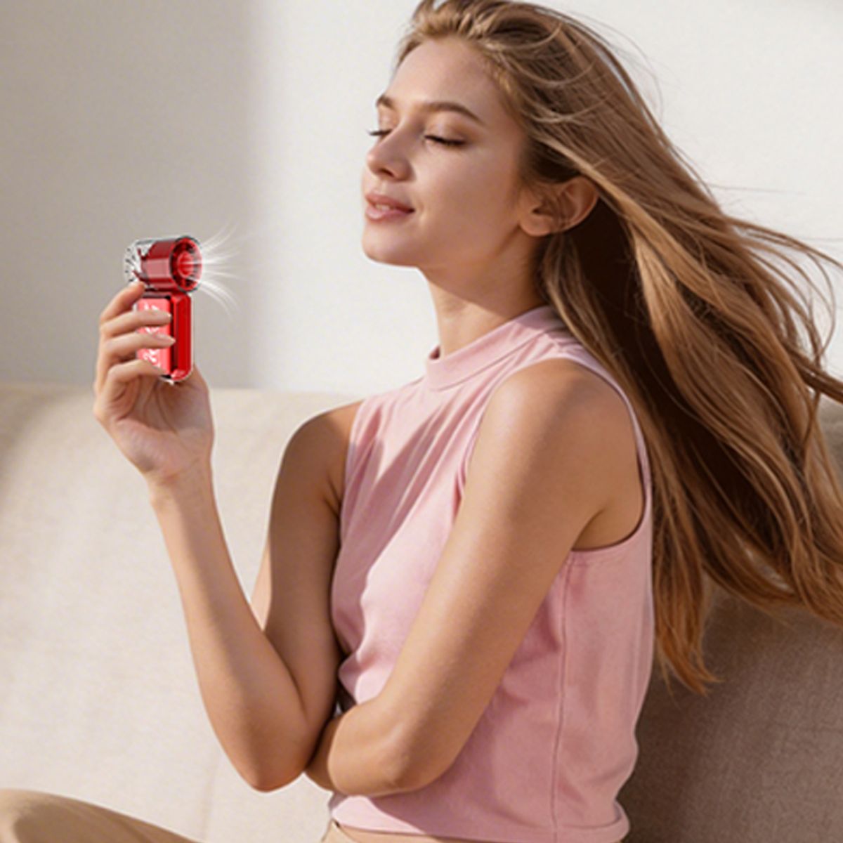 엔조이 코카콜라(ENJOY COCACOLA) 코카콜라 시그니처 아이스쿨링 핸디 선풍기 CO-WFS10R