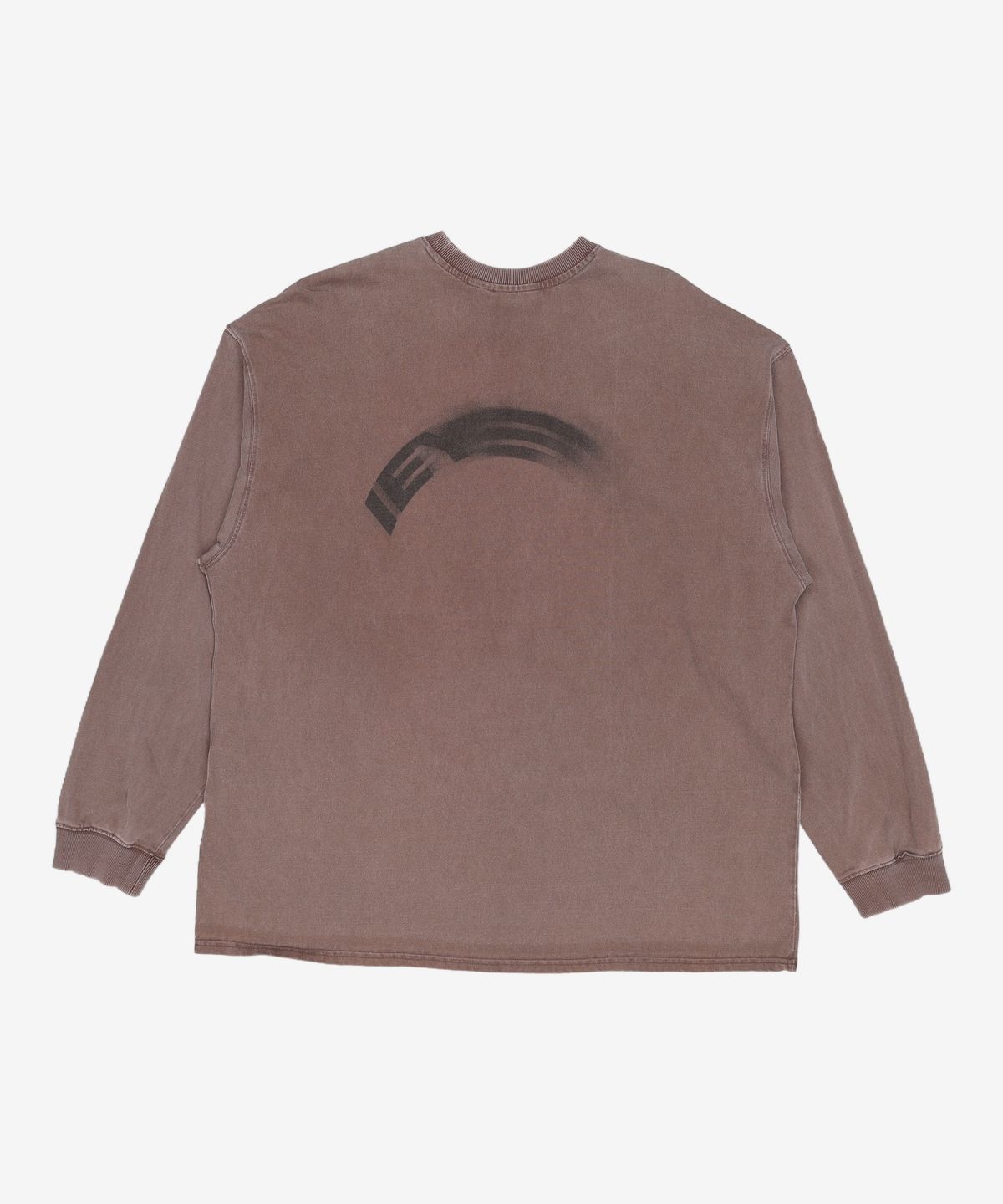 이에이(IEY) OVER MOTION LOGO LONG SLEEVE T-SHIRT Red M