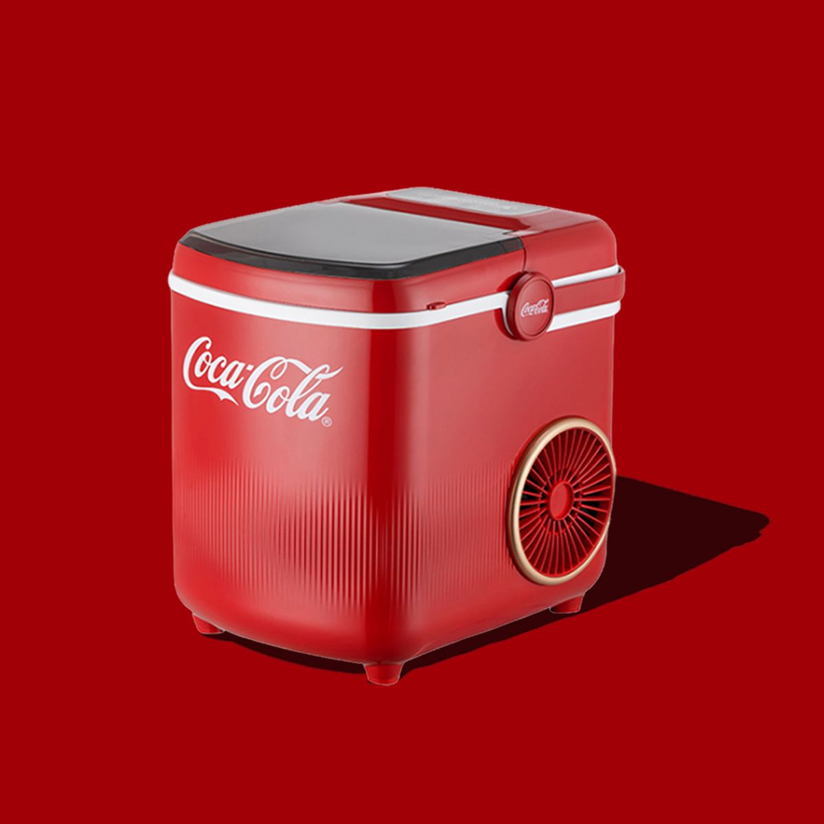 엔조이 코카콜라(ENJOY COCACOLA) 코카콜라 시그니처 급속 제빙기 홈카페 캠핑 아이스메이커 CO-WZB01R