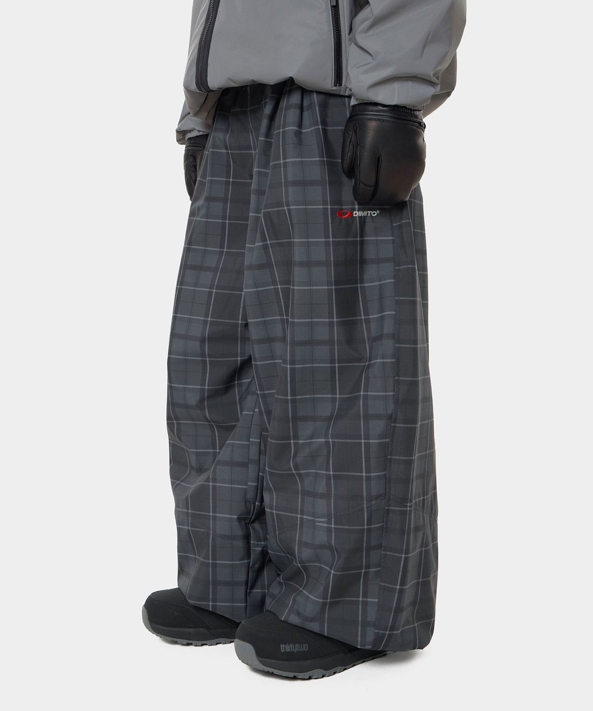 디미토(DIMITO) 26 AIR FORCE BANDED PANTS (WIDE FIT LV.2) NAVY CHECK