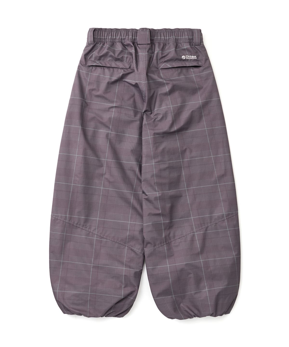 디미토(DIMITO) 26 AIR FORCE BANDED PANTS (WIDE FIT LV.2) WINE CHECK