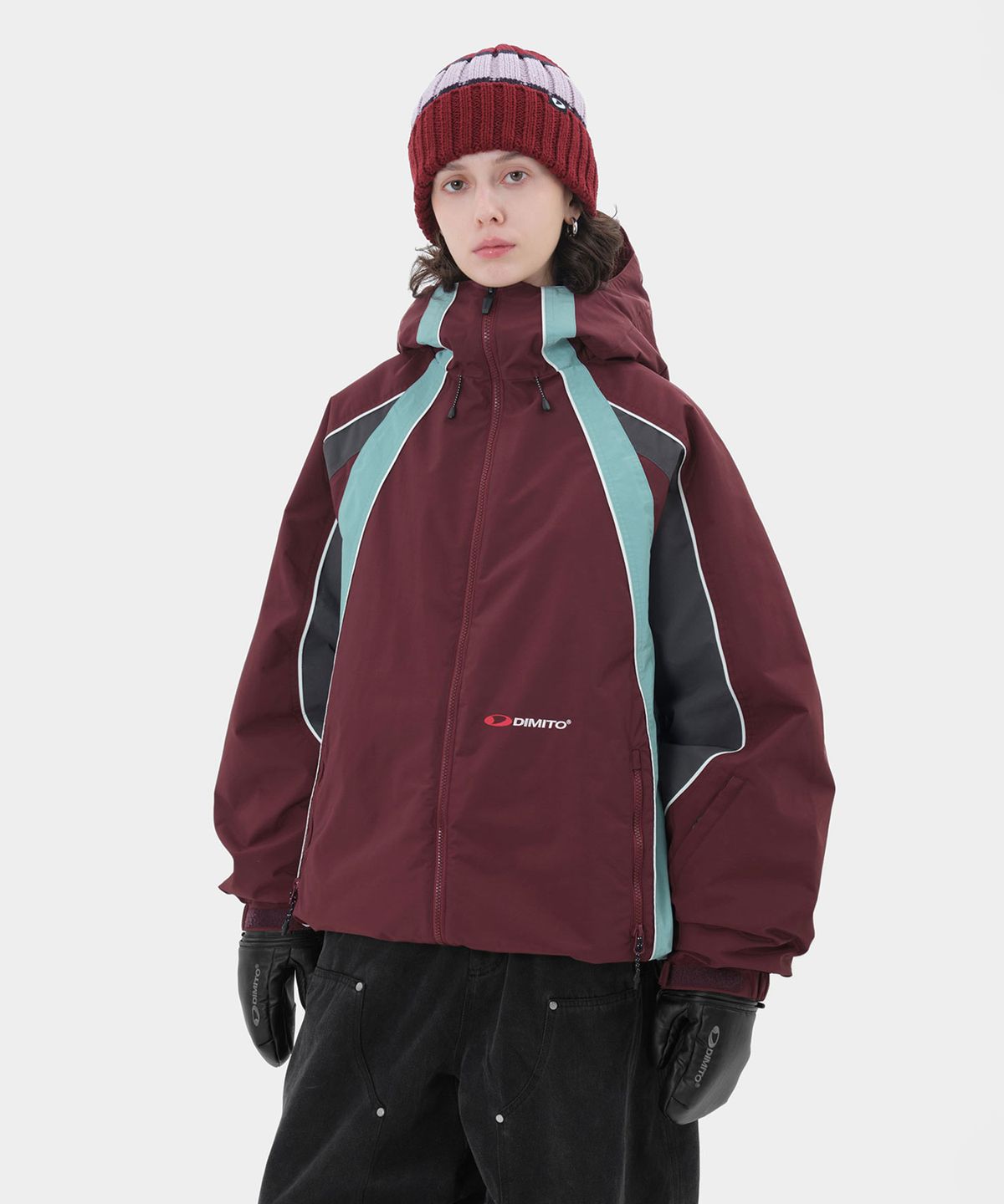 디미토(DIMITO) 26 ATOM JACKET RED WINE