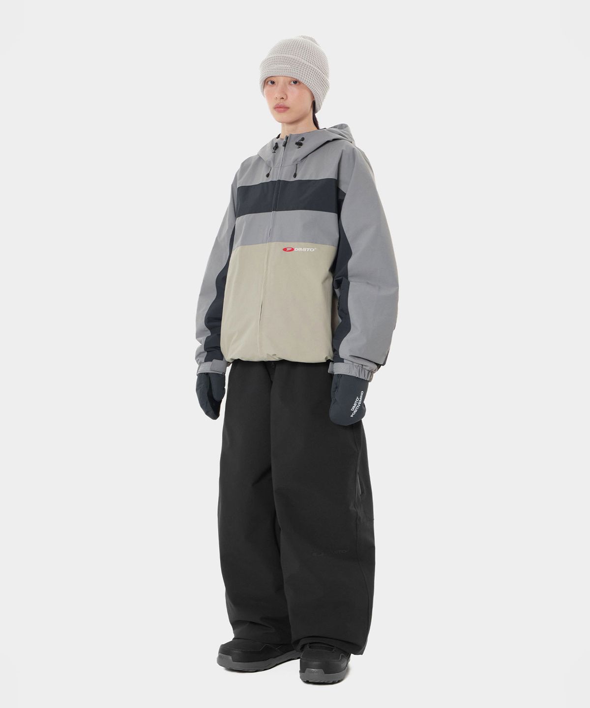 디미토(DIMITO) LINE BLOCK JACKET GOAT