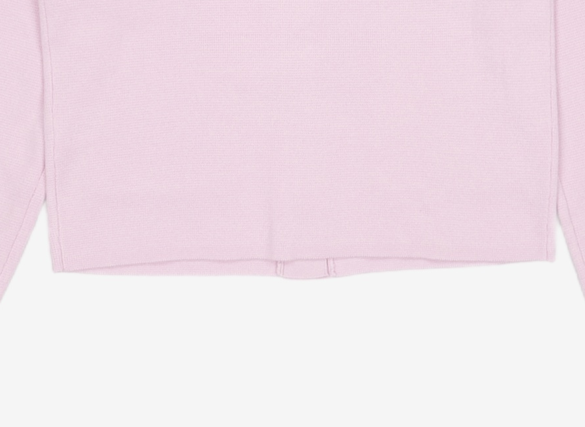 코텔로(KOTELO) Cashmere Blended Wide Collar Cardigan  lavendar FREE