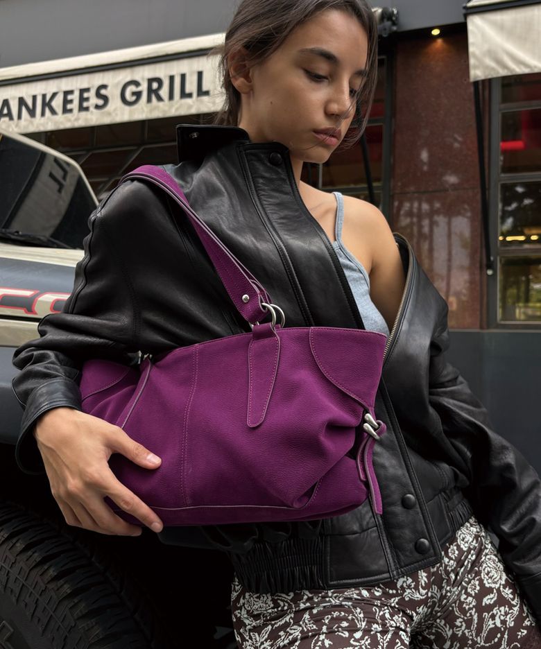 ranch bag (magenta) & keyring set