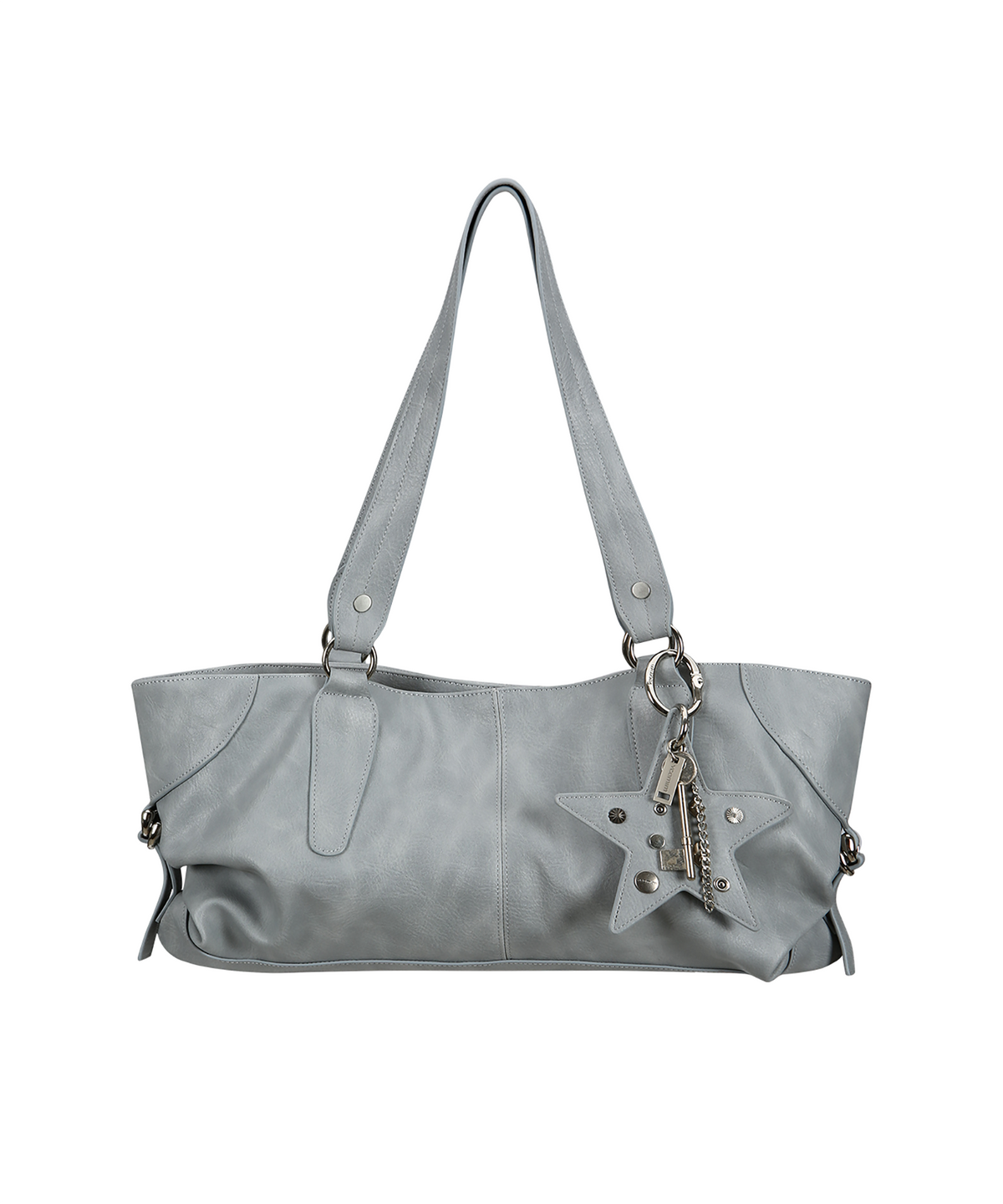 여밈(YEOMIM) ranch bag (misty blue) & keyring set