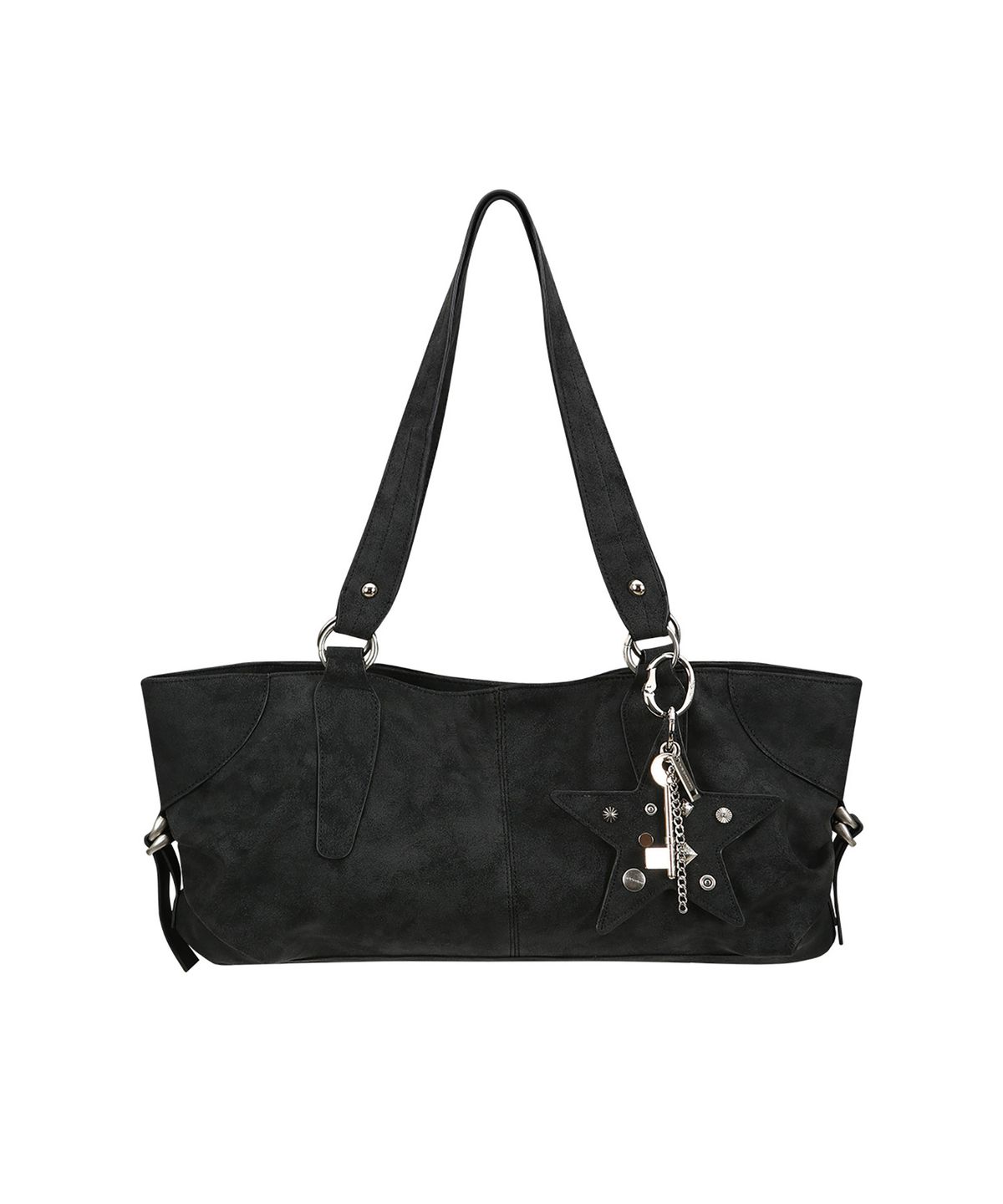 여밈(YEOMIM) ranch bag (grunge black) & keyring set