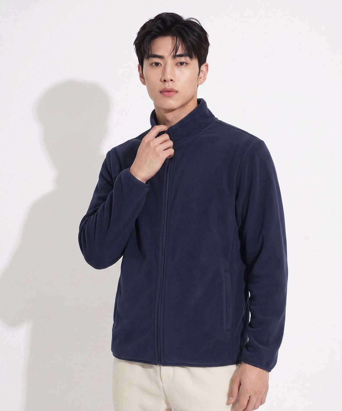 이지바이(EZBUY) [2PACK] 남성 라이트핫 폴라폴리스 집업 자켓 2 Colors