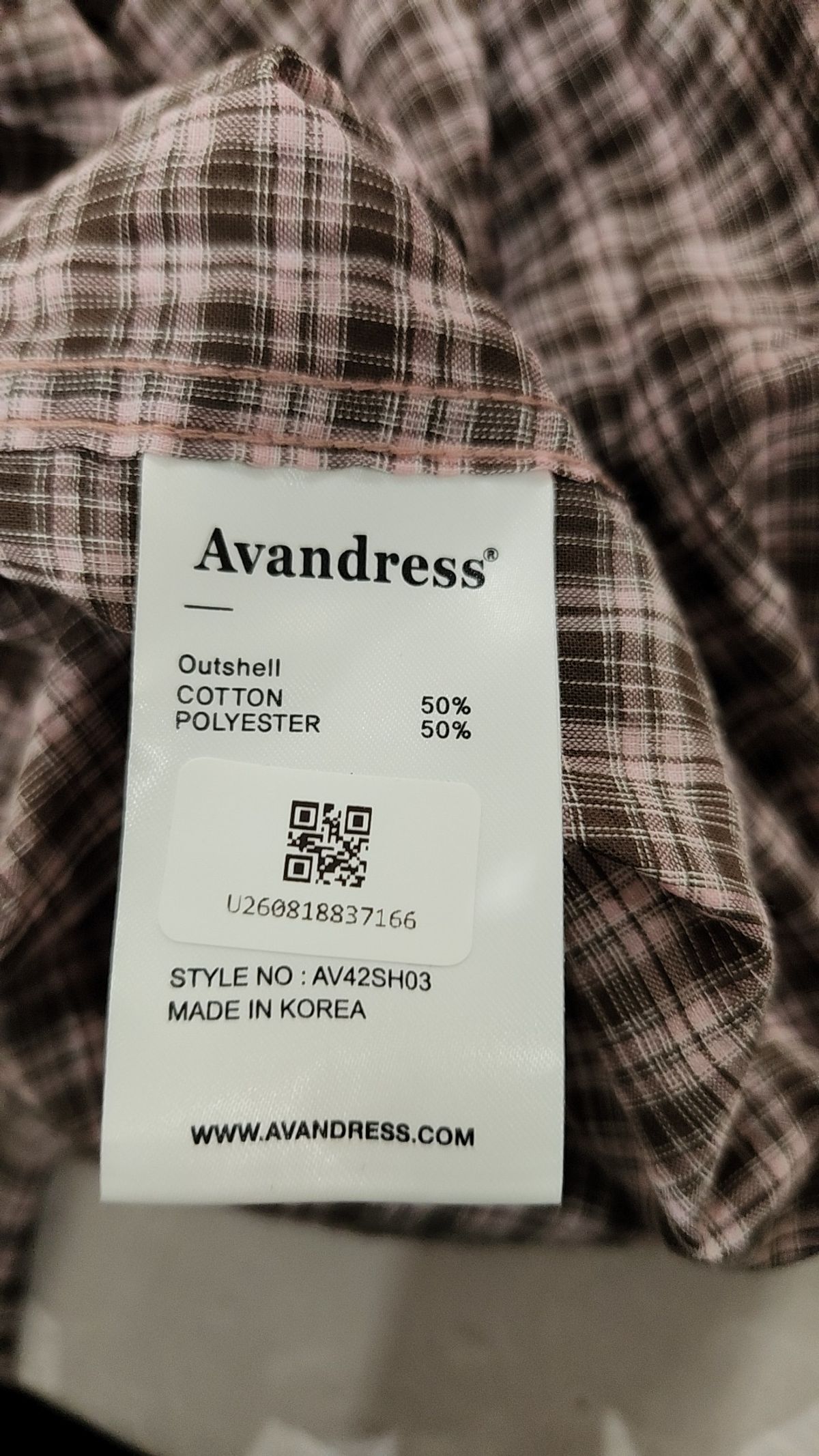 어반드레스(AVANDRESS) OL Check Overfit Rollup Shirt - 3COL M
