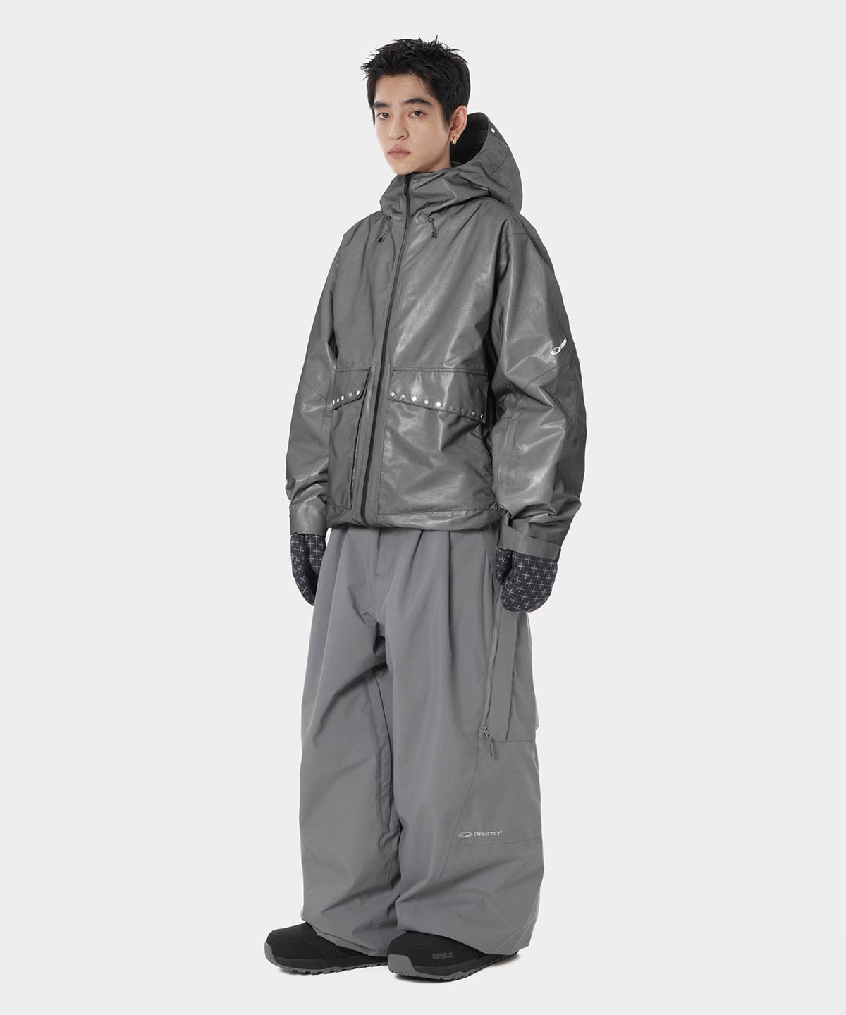 디미토(DIMITO) STUD 2L JACKET SILVER