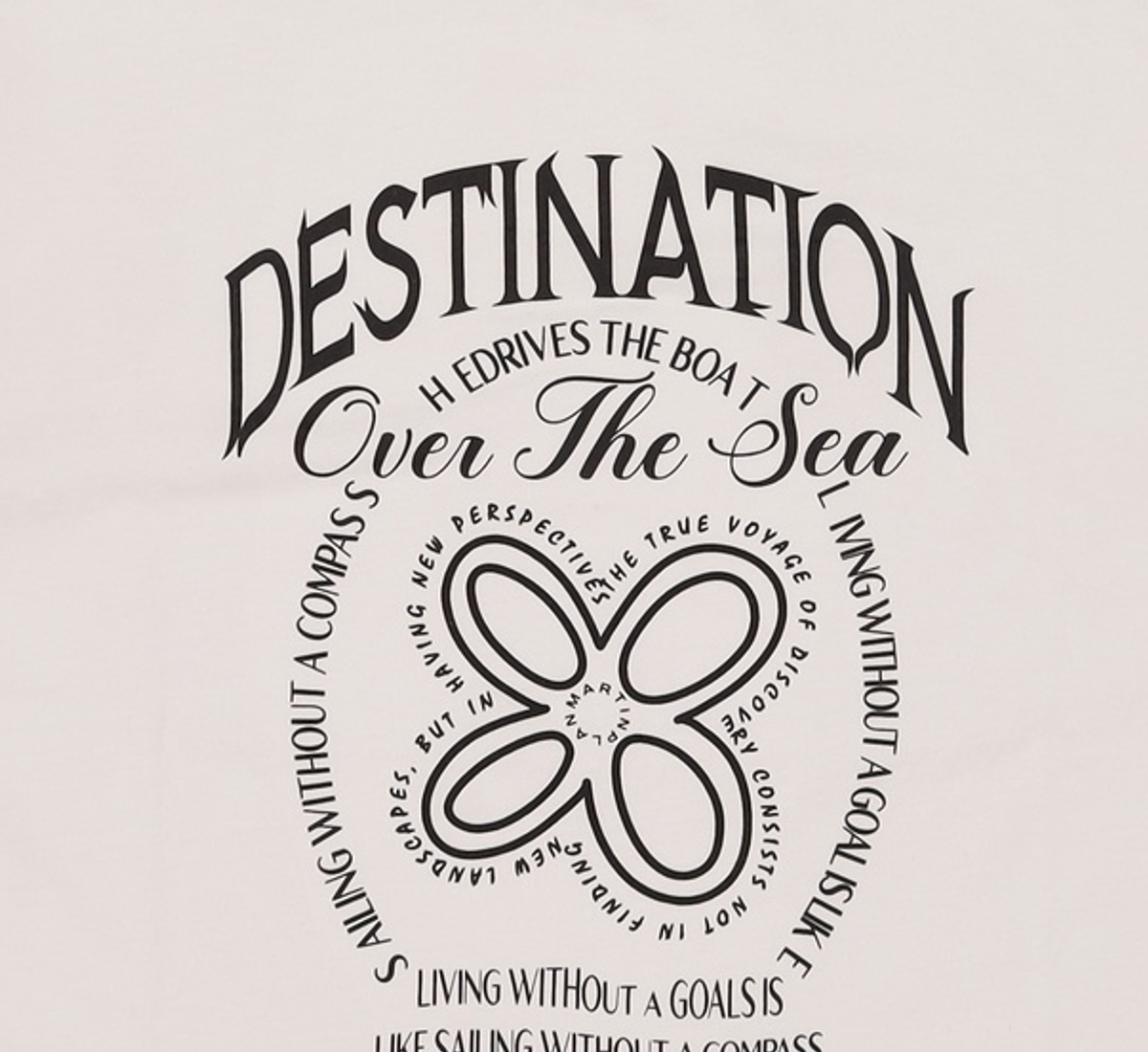 마틴플랜(MARTIN PLAN) Destination Half T - WHITE 105