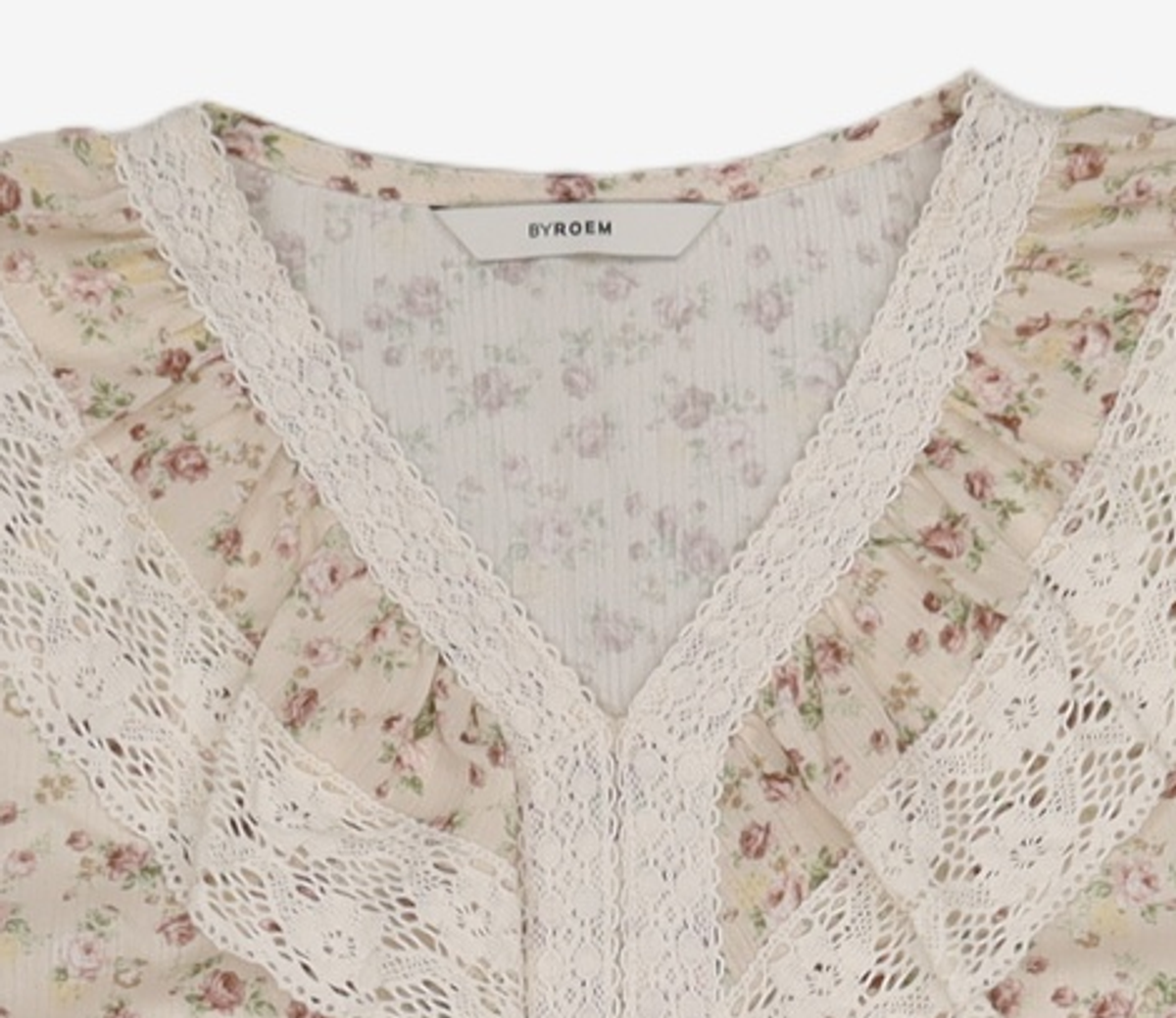 바이로엠(BY ROEM) 작은아씨들 러블리 플라워 블라우스 (2colors)_RMBLA12YM1 S