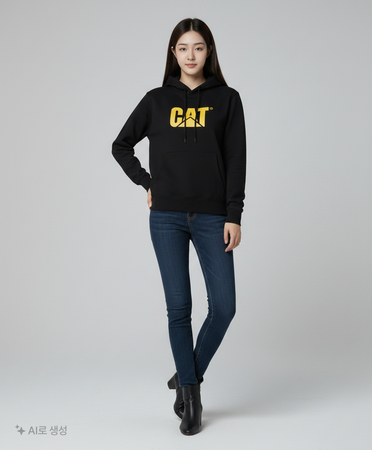캐터필라(CATERPILLAR) 후드 티셔츠 S